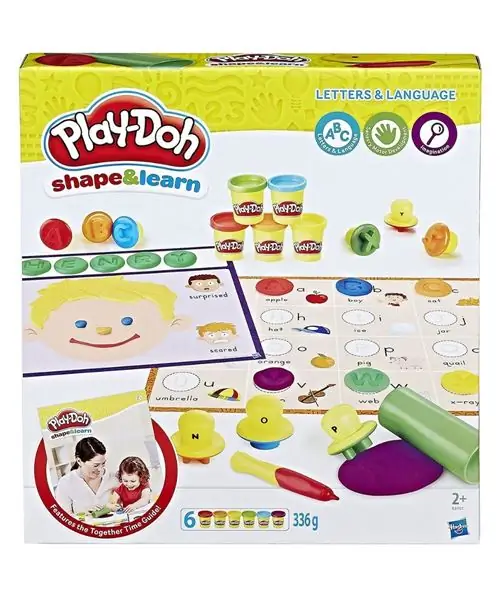 Из пластилина Play-Doh выучи буквы и язык Из пластилина Play-Doh выучи буквы и язык