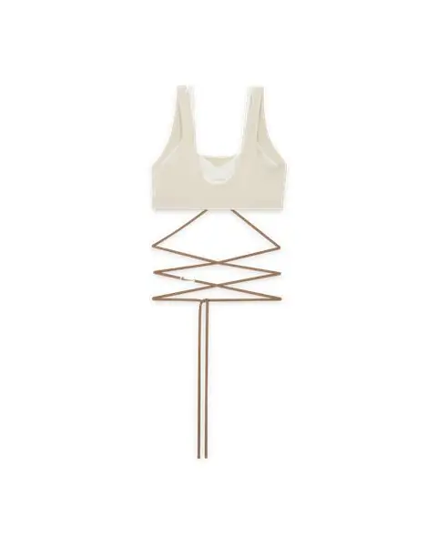 Nike x jacquemus Double Sports Bra, 90 фунтов стерлингов Nike x jacquemus Double Sports Bra, 90 фунтов стерлингов