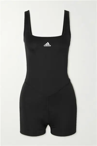 чистая летняя распродажа портьер Adidas Originals, Hyperglam Open Black Stretch Playsuit, БЫЛО 52,88 фунтов стерлингов СЕЙЧАС 31,73 фунтов стерлингов