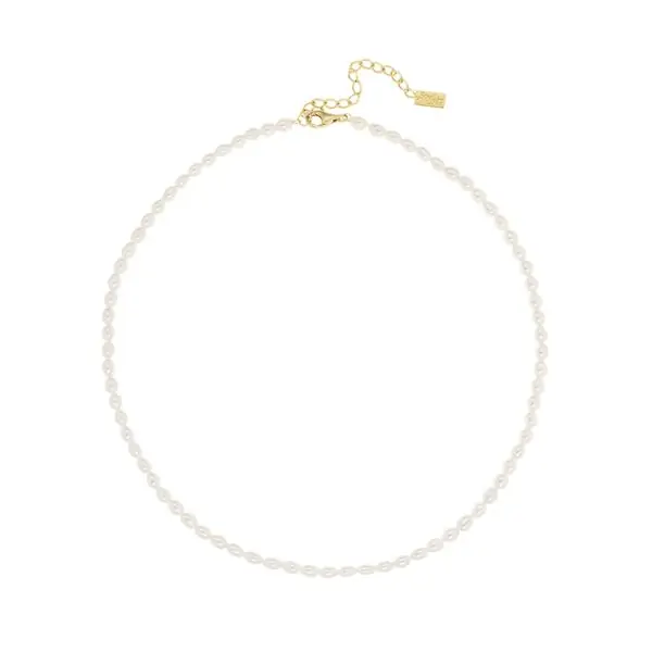 Ожерелье-ошейник из пресноводного жемчуга, золото, 80 фунтов стерлингов