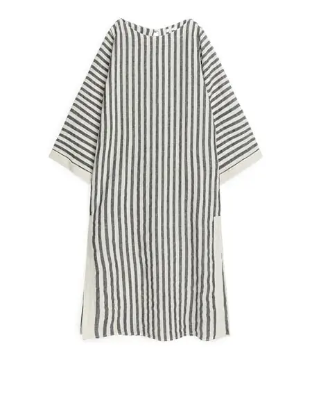 юбилейные платья ARKET, длинное льняное платье, £79