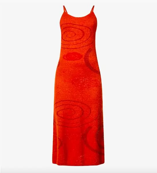 House of Sunny, платье миди из эластичного трикотажа с абстрактным узором Hockney, БЫЛО 105 фунтов стерлингов, ТЕПЕРЬ 50 фунтов стерлингов