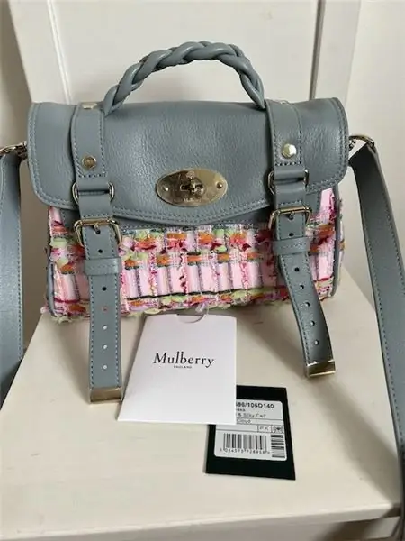 Mulberry, мини-сумка Alexa из твида, 575 фунтов стерлингов