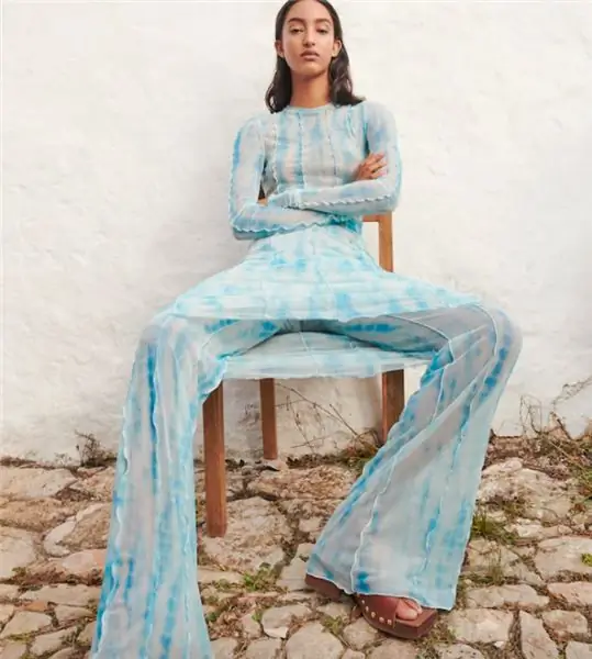 Mango, широкие брюки с принтом, £39,99