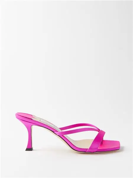 летняя распродажа Jimmy Choo, атласных кроссовок Maelie 70 Crossover Satin Mules, БЫЛО 475 фунтов стерлингов, ТЕПЕРЬ 356 фунтов стерлингов летняя распродажа Jimmy Choo, атласных кроссовок Maelie 70 Crossover Satin Mules, БЫЛО 475 фунтов стерлингов, ТЕПЕРЬ 356 фунтов стерлингов