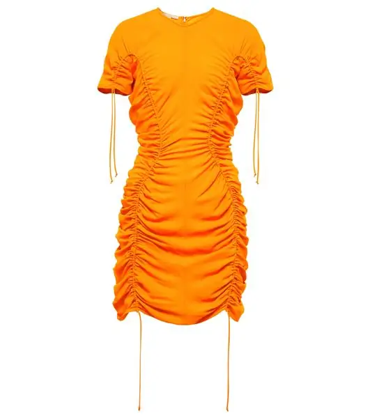 летняя распродажа Stella McCartney, мини-платье с рюшами и кулиской, БЫЛО 995 фунтов стерлингов, ТЕПЕРЬ 497 фунтов стерлингов летняя распродажа Stella McCartney, мини-платье с рюшами и кулиской, БЫЛО 995 фунтов стерлингов, ТЕПЕРЬ 497 фунтов стерлингов