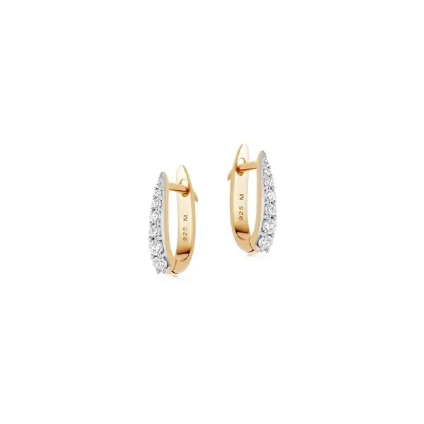 Missoma, Gold Pave Claw Huggies, было 70 фунтов стерлингов, сейчас 52,50 фунта стерлингов Missoma, Gold Pave Claw Huggies, было 70 фунтов стерлингов, сейчас 52,50 фунта стерлингов