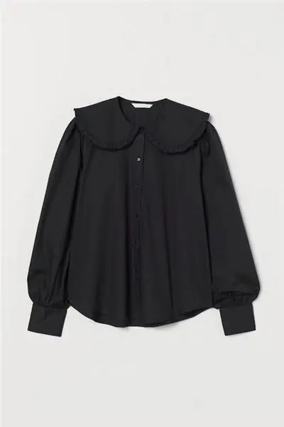 H&M, блузка с большим воротником, 17,99 фунтов стерлингов H&M, блузка с большим воротником, 17,99 фунтов стерлингов