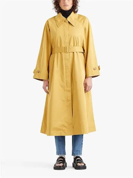 лучшие тренчи для женщин Levi's, Edie Plain Trench Coat Mustard Gold, 160 фунтов стерлингов
