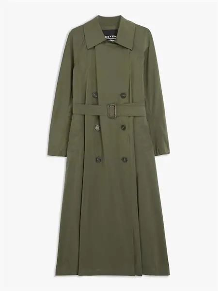 лучшие тренчи для женщин Weekend MaxMara, Stegola Trench Coat Khaki, 450 фунтов стерлингов