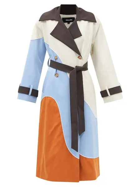 Лучшие тренчи для женщин Ahluwalia, Wave Panel Trench Coat, 950 фунтов стерлингов