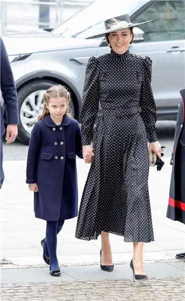Герцогиня Кембриджская и принцесса Шарлотта