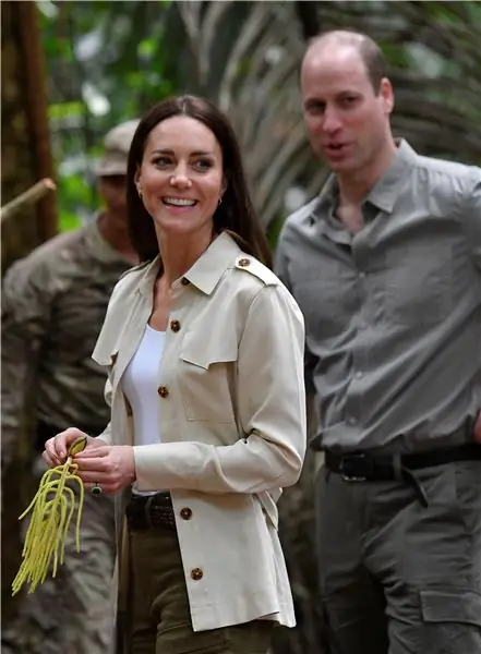 Кейт Миддлтон Принц Уильям Royal Tour Fashion Карибский жакет Scotch & Soda Кейт Миддлтон Принц Уильям Royal Tour Fashion Карибский жакет Scotch & Soda