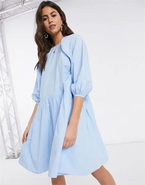 Платье Vero Moda на ASOS, платье из поплина, 42 фунта стерлингов Платье Vero Moda на ASOS, платье из поплина, 42 фунта стерлингов