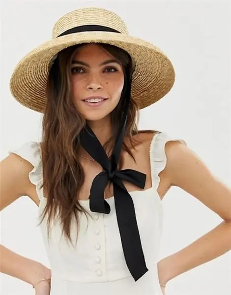 ASOS, натуральная соломенная шляпа со сменными завязками, 18 фунтов стерлингов ASOS, натуральная соломенная шляпа со сменными завязками, 18 фунтов стерлингов
