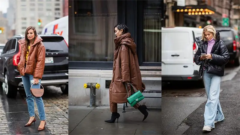 Эта веганская кожаная куртка захватывает уличный стиль NYFW