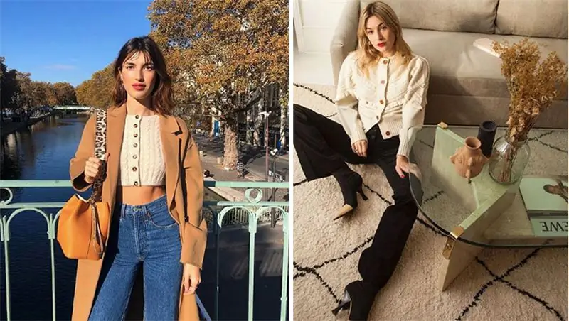 Форма кардигана, которая набирает популярность в Instagram