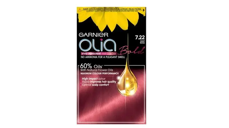 Стойкая краска для волос Garnier Olia Bold 7.22 Deep Rose Стойкая краска для волос Garnier Olia Bold 7.22 Deep Rose