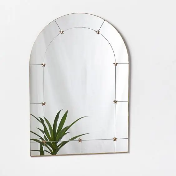 Oliver Bonas, Gold Star Window Pane Mirror Medium, 145 фунтов стерлингов Oliver Bonas, Gold Star Window Pane Mirror Medium, 145 фунтов стерлингов