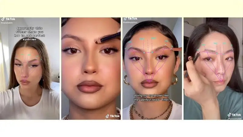 Brow Mapping Filter от TikTok может быть секретом вашей лучшей формы бровей