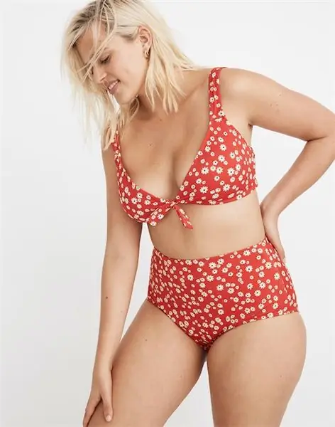 Madewell, лиф бикини Second Wave с завязками спереди, 46,95 фунтов стерлингов Madewell, лиф бикини Second Wave с завязками спереди, 46,95 фунтов стерлингов