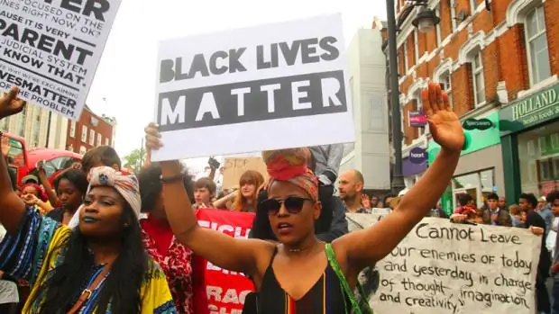 Протесты Black Lives Matter в картинках