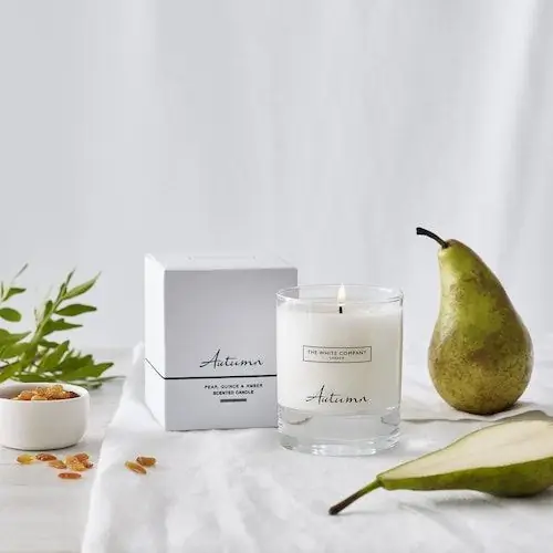 магазин обеденного перерыва в четверг - The White Company, ароматическая свеча «Осень», 20 фунтов стерлингов магазин обеденного перерыва в четверг - The White Company, ароматическая свеча «Осень», 20 фунтов стерлингов
