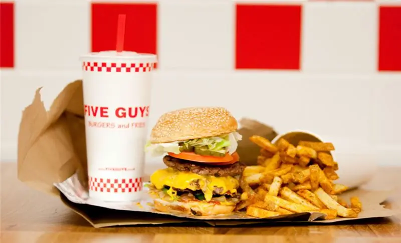 Куда пойти с похмелья в 2019 году: Five Guys