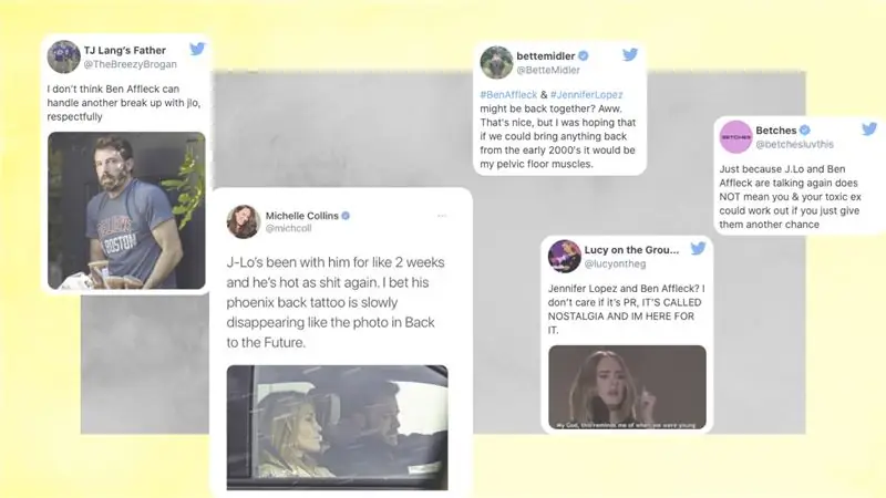 Эти реакции на воссоединение Бена Аффлека и Дженнифер Лопес прекрасно передают то, что мы чувствуем прямо сейчас