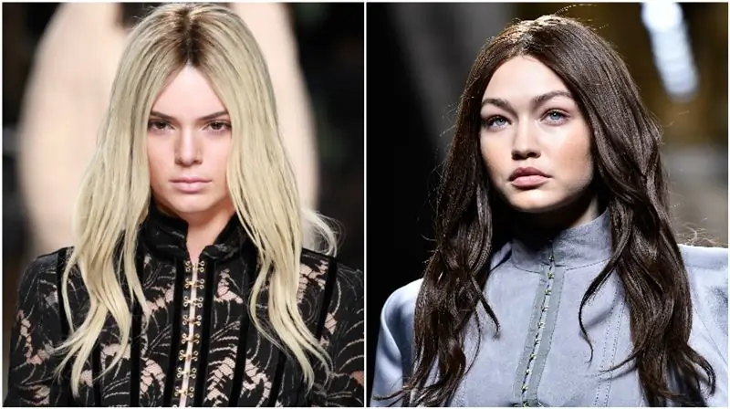 Кендалл и Джиджи поменяли цвет волос на подиуме Balmain