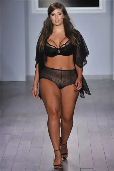 IAmSizeSexy: Эшли Грэм стала чемпионкой моделей всех форм с дебютной линией нижнего белья на Неделе моды в Нью-Йорке