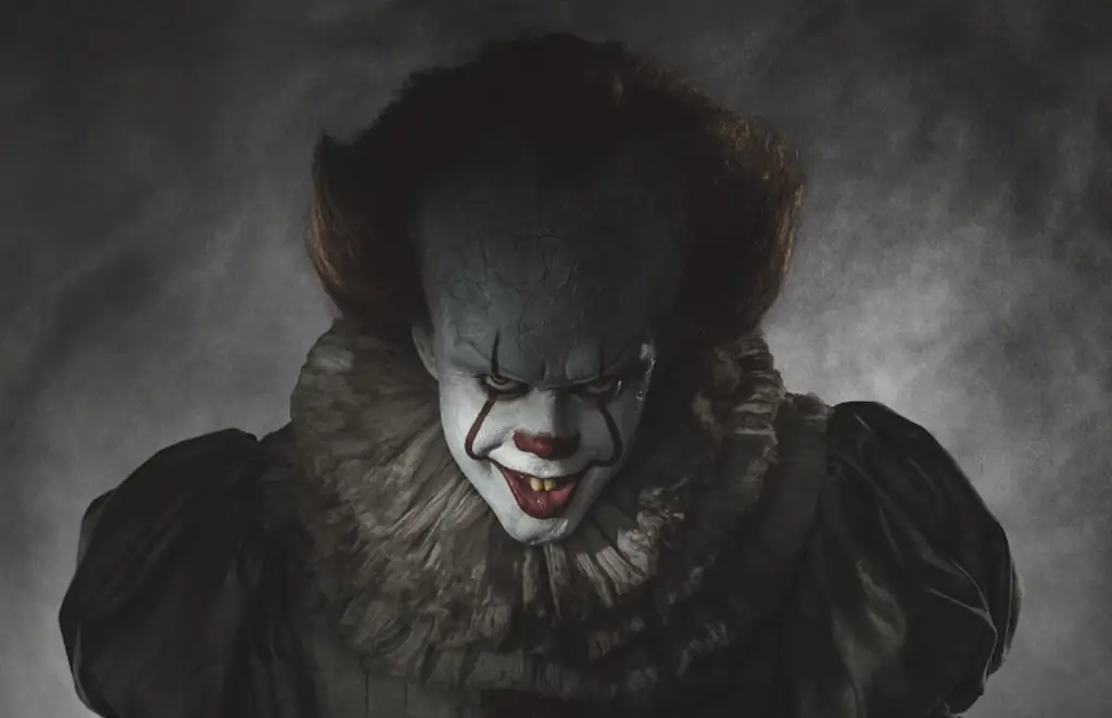 It': Вот "Пеннивайз" в полном костюме клоуна, и он определенно причудливый