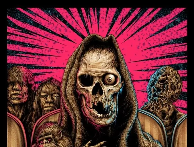 Безумно крутой постер к 35-летию Creepshow был напечатан флуоресцентными чернилами