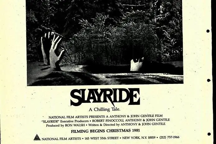 Slayride': Рождественский слэшер, который почти был снят в 1980-х
