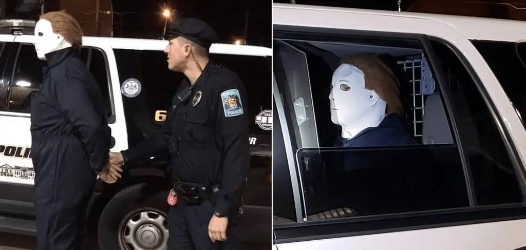 Полицейский департамент Пенсильвании повеселился на Хэллоуин, публично арестовав «Майкла Майерса»