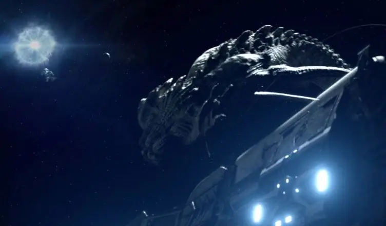 [Трейлер] Массивное инопланетное существо парит в космосе в сумасшедшем виде «За пределами белого пространства»