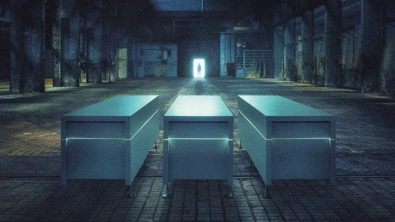 Кинофестиваль в Швеции, предлагающий показы апокалиптических фильмов, которые нужно смотреть, находясь в гробу