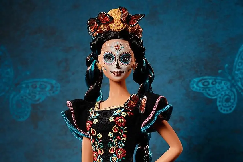 Mattel празднует День мертвых с этой великолепной куклой Барби "Día de Muertos"