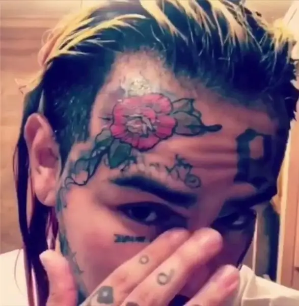 тату роза tekashi69 тату роза tekashi69