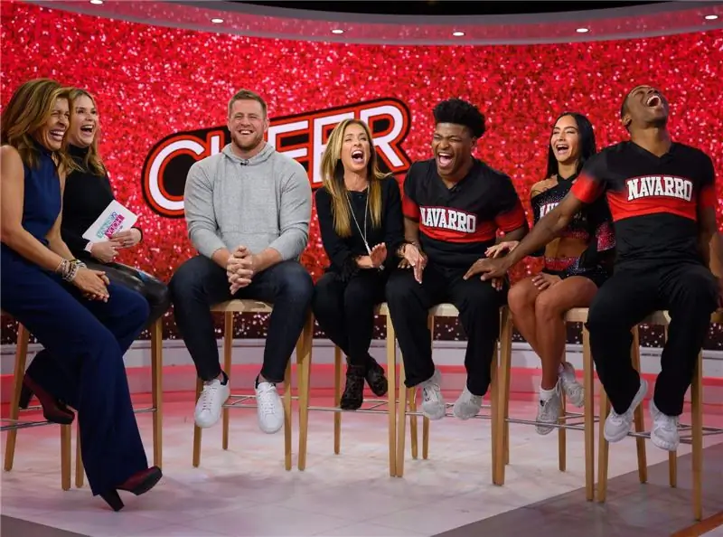 Актеры из популярного сериала Cheer on the Today Show Актеры из популярного сериала Cheer on the Today Show