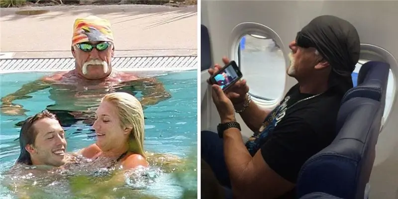 15 фотографий Халка Хогана, когда он думал, что никто не смотрит