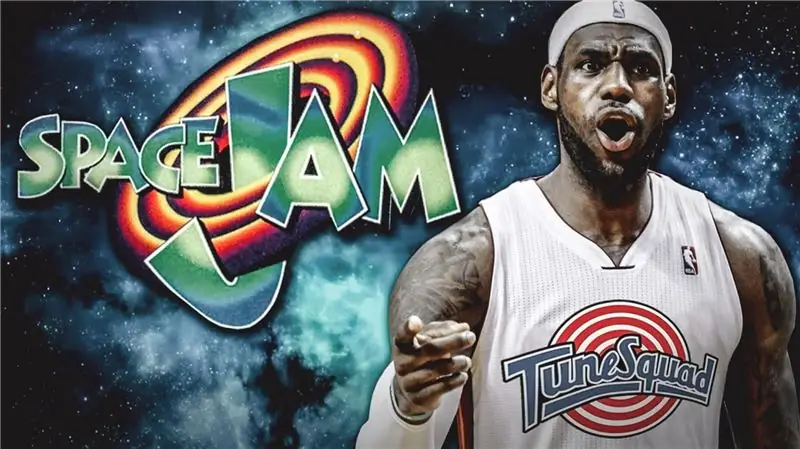 Фан-арт постер к фильму Space Jam 2 с Леброном Джеймсом Фан-арт постер к фильму Space Jam 2 с Леброном Джеймсом