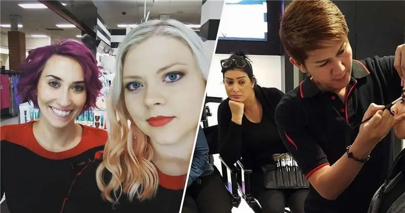 20 Откровенные фото сотрудников Sephora, которым уже все равно
