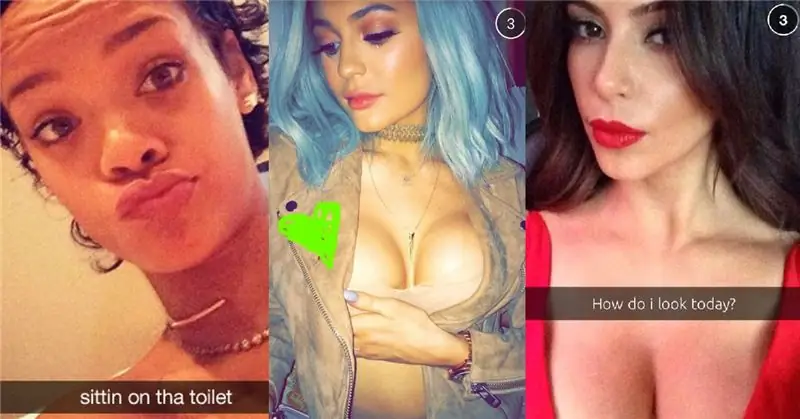 20 Неуместные фото Snapchat, сделанные знаменитостями