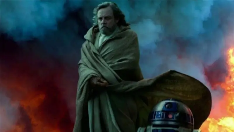 Люк Скайуокер с R2-D2 в сиквеле трилогии «Звездных войн» Люк Скайуокер с R2-D2 в сиквеле трилогии «Звездных войн»