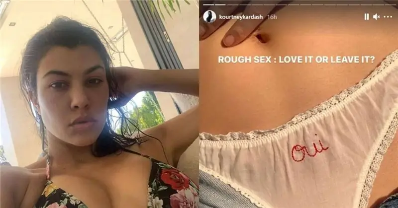 Кортни Кардашьян в бикини Instagram