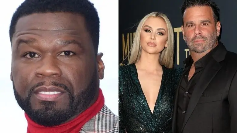 Составное изображение 50 Cent, Лалы Кент и Рэндалла Эммета Составное изображение 50 Cent, Лалы Кент и Рэндалла Эммета