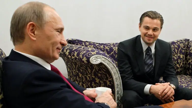 Леонардо ДиКаприо и Владимир Путин Леонардо ДиКаприо и Владимир Путин
