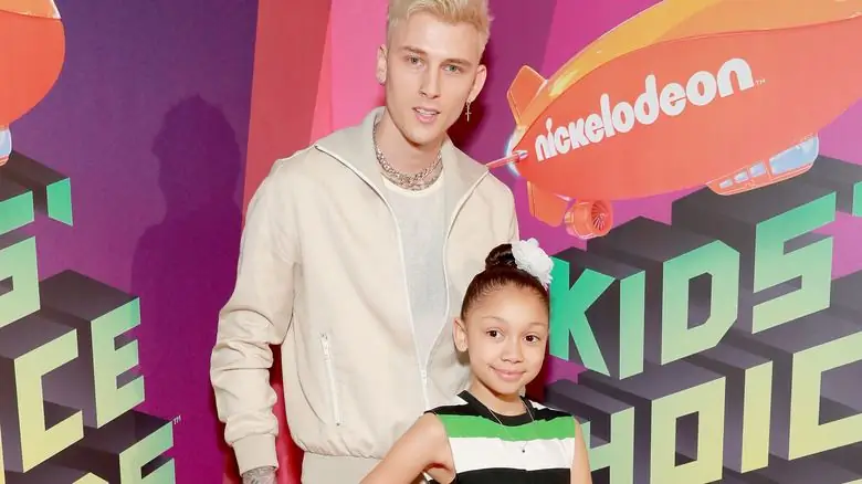 Пулемет Келли и его дочь на церемонии вручения премии Nickelodeon Kids Choice Awards 2019 Пулемет Келли и его дочь на церемонии вручения премии Nickelodeon Kids Choice Awards 2019