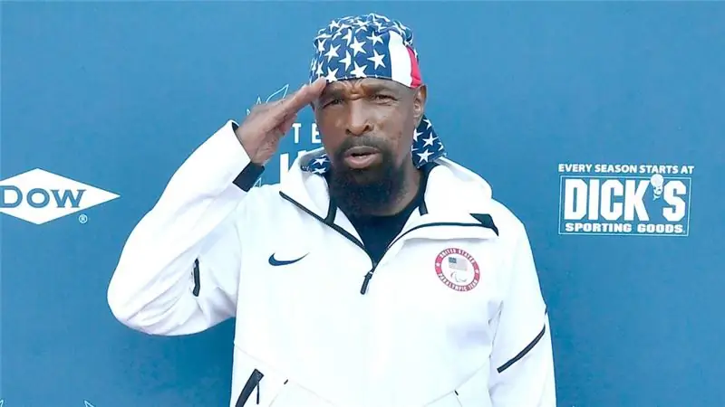Мистер Т на церемонии вручения награды Team USA Awards в Школе искусств Дюка Эллингтона в 2018 году